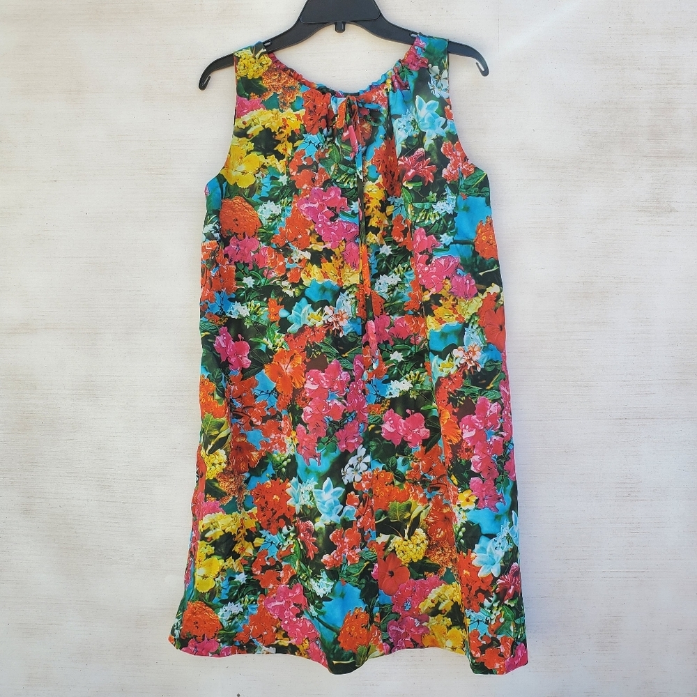 Rare Vintage Fumi's Originals Hawaii Print Dress